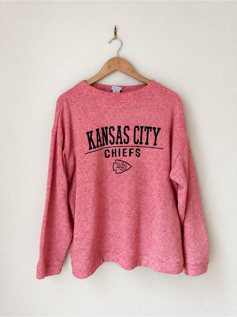 Kansas City Chiefs Pink Sweatshirt Lounge Top Size XL